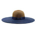 Navy Polka Dot Ribbon Bow Summer Floppy Hat - Jones New York Floppy Hat MAGID Hats JNY158NV Navy  