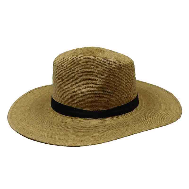 Large Brim Woven Palm Leaf Safari Hat - Texas Gold Hats Safari Hat Texas Gold Hats    