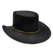 Western Gambler Hat with Gold Band - Texas Gold Hats Gambler Hat Texas Gold Hats    