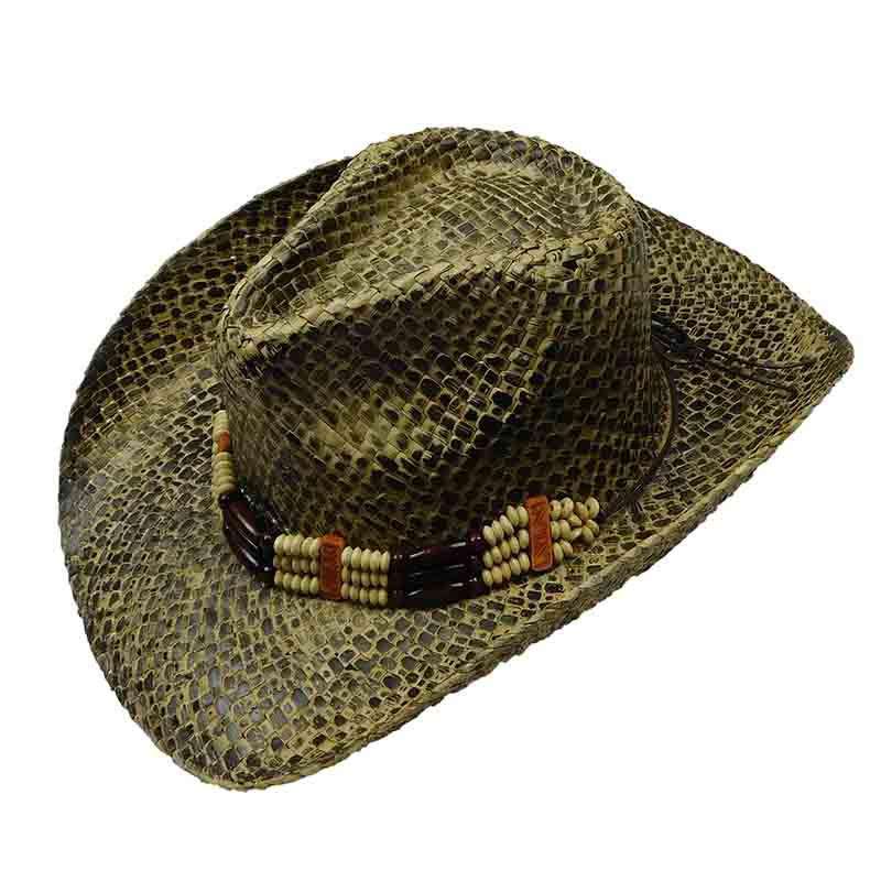 Woven Palm Alligator Skin Cowboy Hat Cowboy Hat Capsmith    
