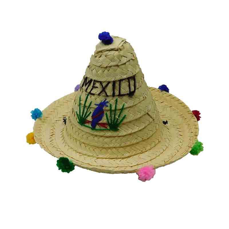 Toddler Sombrero Hat with Chin Cord - Texas Gold Hats Bucket Hat Texas Gold Hats jr5519 Natural  