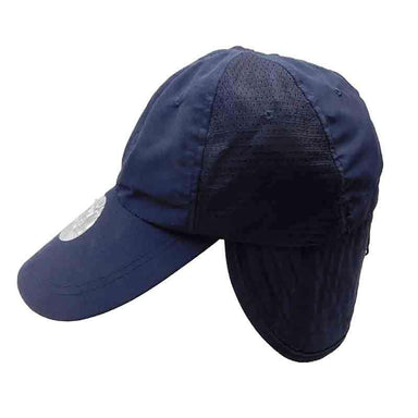 Fishing Cap with Neck Cape and Shirt Clip Cap Capsmith 87mim Navy OS 