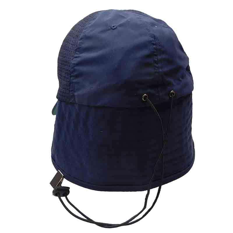 Fishing Cap with Neck Cape and Shirt Clip Khaki / Os