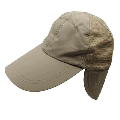Fishing Cap with Neck Cape and Shirt Clip Cap Capsmith 87mim Khaki OS 