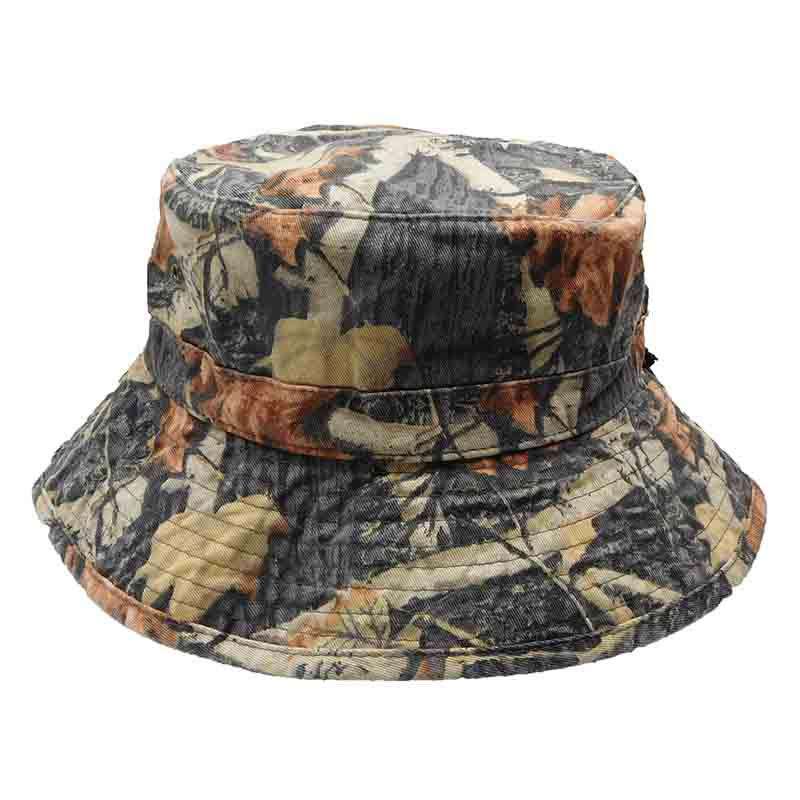 Hunting Camp Camo Jungle Bucket Hat