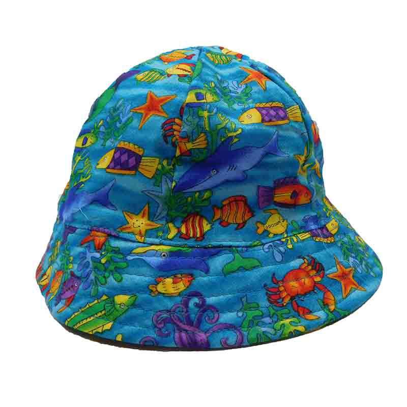 Fingerlings Infant Cotton Bucket Hat - Scala Hats for Kids Turquoise / 19.25 (49 cm)