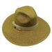 Rhossili Large Brim Heather Safari Hat - Scala Hats Safari Hat Scala Hats lp284nt Natural tweed 22.5" 