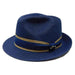 Daiquiri - Tommy Bahama Men's Fedora Fedora Hat Tommy Bahama Hats tbw244nvs Navy S/M (22 3/8") 