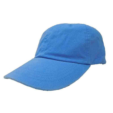 Washed Cotton Baseball Cap Cap Milani Hats bl001sb Sky Blue  