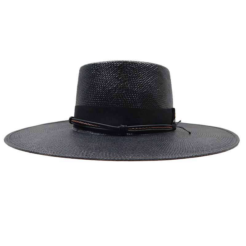 Bohemian Hand Woven Toyo Gaucho Hat - Biltmore Hats Gambler Hat Biltmore Hats    