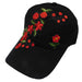 Plum Flower Embroidered Baseball Cap, Cap - SetarTrading Hats 