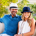 Del Mar Golf Fedora with Magnet for Marker - Carkella Hats Fedora Hat Wallaroo Hats    