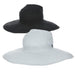 Deluxe Ribbon Ponytail Hole Facesaver Hat - J. Callanan Hats Facesaver Hat Callanan Hats CR371 Black L/XL 
