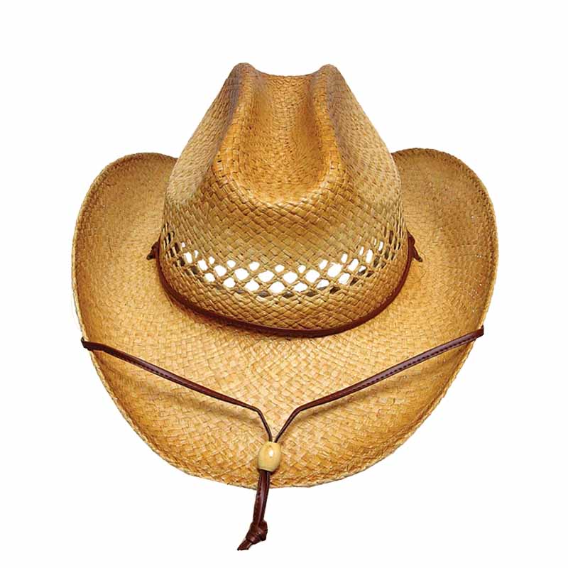 Distressed Straw Cattleman Hat for Small Heads - Karen Keith Hats Cowboy Hat Great hats by Karen Keith RM7D-S Natural Small (55 cm) 