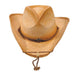 Distressed Woven Straw Cowboy Hat, XS to XL Sizes - Karen Keith Hats, Cowboy Hat - SetarTrading Hats 