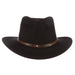 Durango Crushable Water Repellent Wool Felt Outback Hat - Scala Hats Safari Hat Scala Hats    