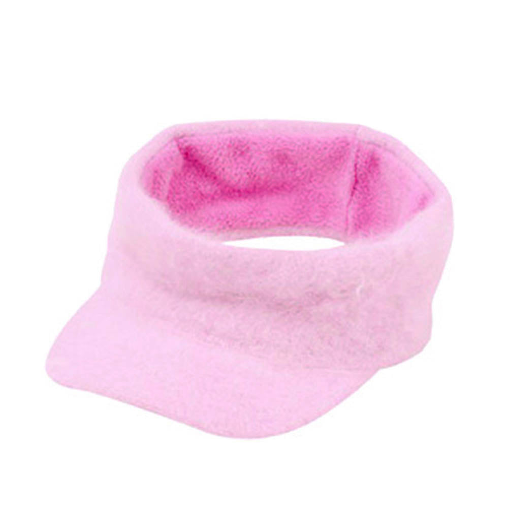 Knit Ear Warmer Headband with Visor - JSA Hats Headband Jeanne Simmons JS8792-PNK Pink  