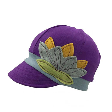Eco Weekender Soft Jersey Cap - Flipside Hats for Healing Cap Flipside Hats H013-006 Purple OS (56-59 cm) 