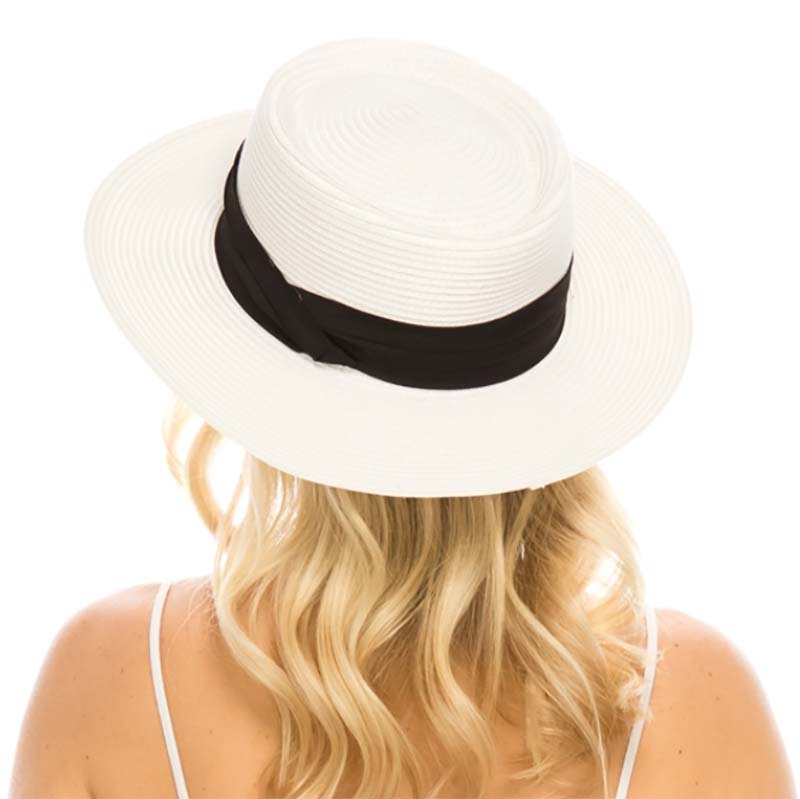 Stylish Straw and White Hats with Black Bands Amazon.com: Black Double Cord Hat Band Lightweight Stylish  main image 3