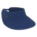 Embroidered Blue Ribbon Large Sun Visor - Sun 'N' Sand Hats Visor Cap Sun N Sand Hats HH2428C Navy  