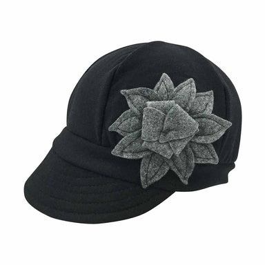 Ethereal Organic Cotton Fleece Cap for Healing - Flipside Hats Cap Flipside Hats H002-004 Black  