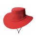 Extra-Small Size Soaker Hat for Petite Heads - Kakadu Australia Safari Hat Kakadu 7H16SOLI Red X-Small (53 cm) 