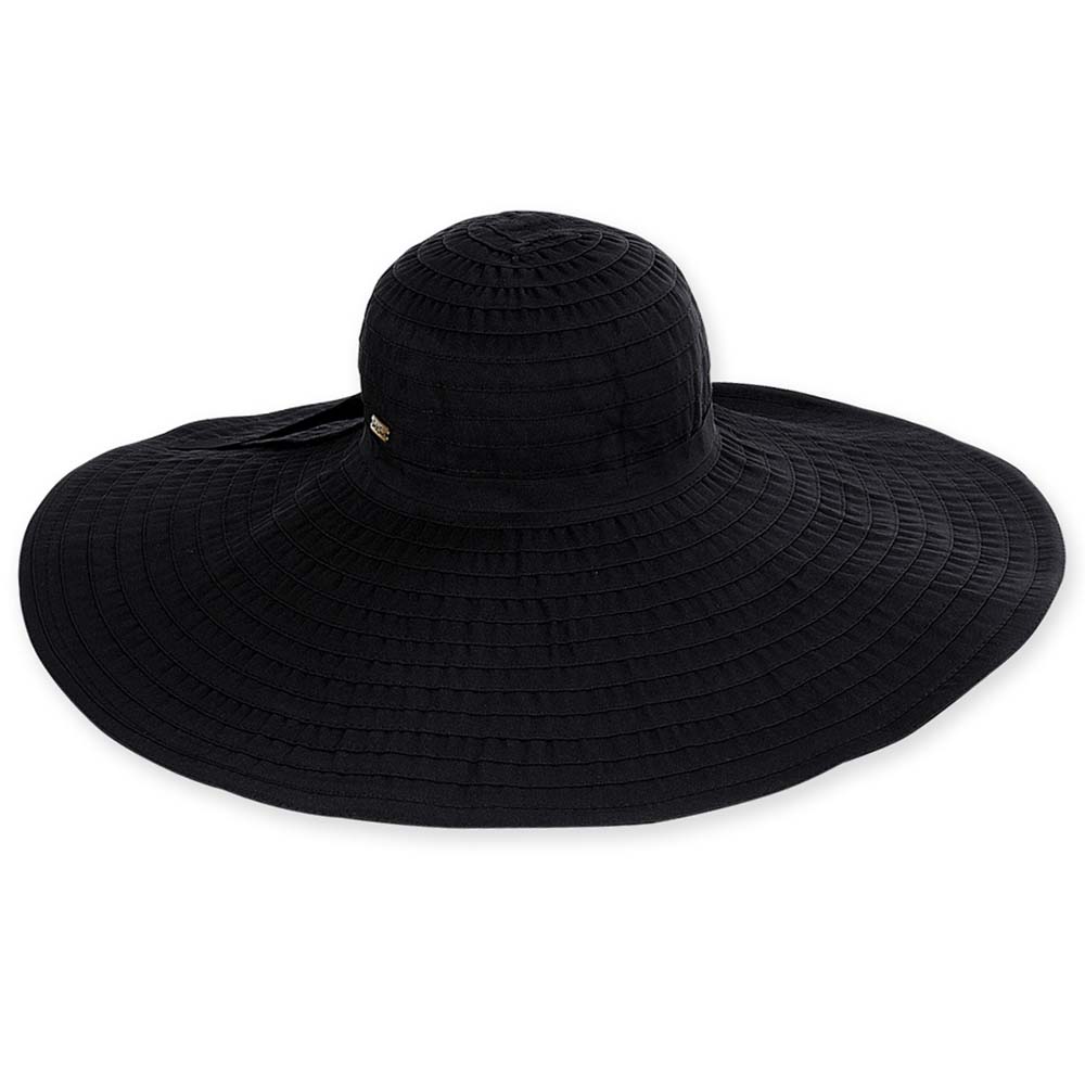 Extra Large Brim Packable Beach Hat - Sun'N'Sand Hats