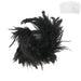 Feather Burst Fascinator Fascinator Something Special LA FT11BK Black  