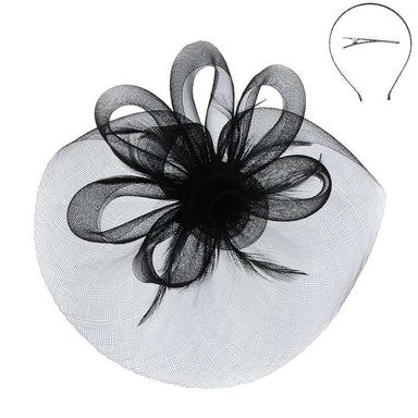 Mesh Flower Headband, Fascinator - SetarTrading Hats 