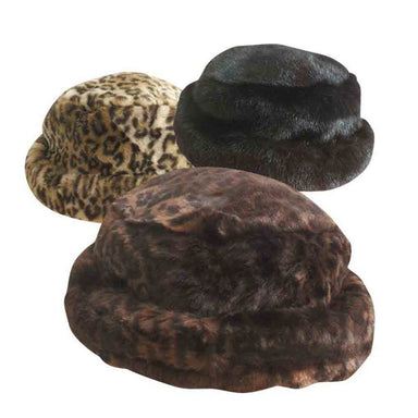 Faux Fur Bucket Hat - Scala Hats Bucket Hat Scala Hats LW201 Tan  