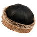 Faux Leather and Fur Pillbox Hat - Angela & William Pillbox Hat Epoch Hats    