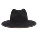 Finlay Felt Hat with Bound Wide Brim - Stacy Adams Hat, Safari Hat - SetarTrading Hats 