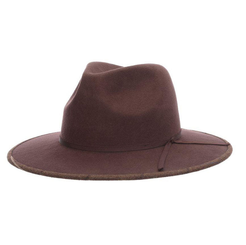 Finlay Felt Hat with Bound Wide Brim - Stacy Adams Hat — SetarTrading Hats