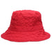 Fleece Lined Quilted Rain Hat - Scala Collezione Hats Bucket Hat Scala Hats    