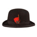Furlong Structured Wool Felt Derby Hat - Scala Hat Bowler Hat Scala Hats    