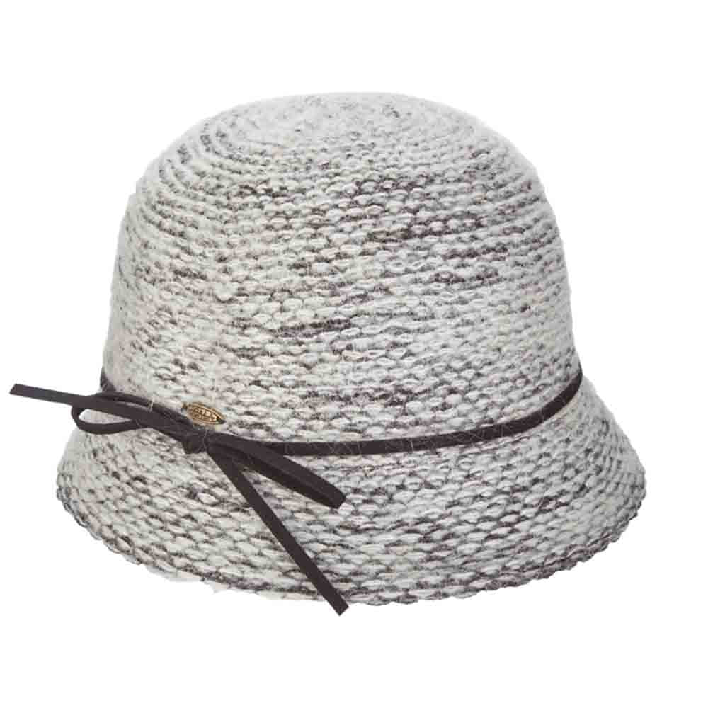 Fuzzy Knit Brim Cloche Hat - Dorfman Pacific, Cloche - SetarTrading Hats 