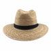 Glazed Palm Leaf Safari Hat with Cotton Band - SetarTrading Hats Safari Hat SetarTrading Hats  Natural Palm Medium ( 57 cm) 
