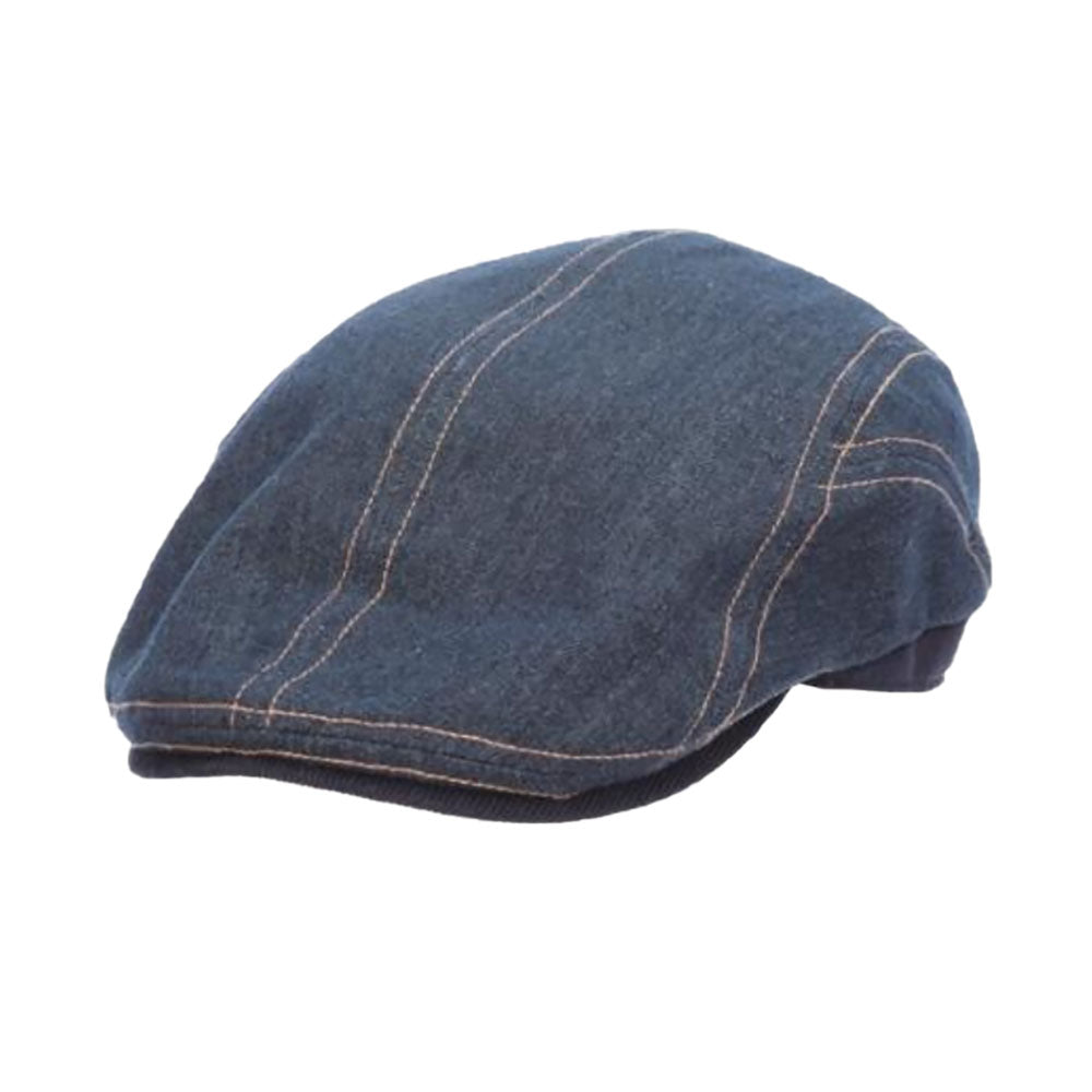 Glenwild Denim Ivy Cap - Stetson Hat Flat Cap Stetson Hats STW397-DENIM Denim X-Large 