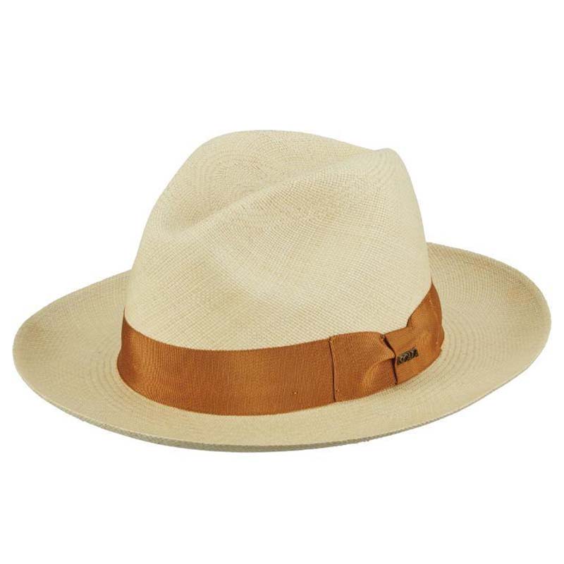 Grade 8 Handwoven Panama Hat - Scala Hats for Men Panama Hat Scala Hats P219-NTM Natural Medium 