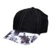 Graphite Flower Petite Baseball Cap - GloveIt® Golf Hats Cap GloveIt C277 Black XS/S 