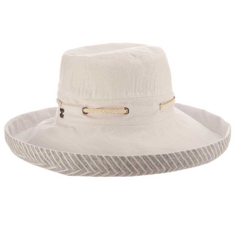 Gunnera - Rough Cotton Breton by John Callanan Kettle Brim Hat Callanan Hats cr317wh White  