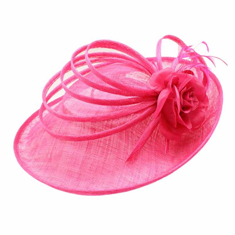 Large Sinamay Fascinator with Loops Accent Fascinator Something Special Hat    