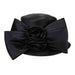 Satin Braid Dress Hat with Large Bow - Something Special Dress Hat Something Special LA HTB2166BK Black OS 