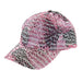 Multi Tone Glitter Baseball Cap - Available in 5 Colors Cap Something Special Hat HTC585PK Pink  