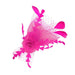 Feather and Netting Fascinator-Brooch Fascinator Something Special LA hth1289fc Fuchsia  