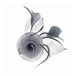 Small Rose Fascinator-Brooch Fascinator Something Special LA hth1291Gy Silver  