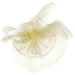Large Feather Veil Fascinator Fascinator Something Special LA Fhth2023IV Ivory  