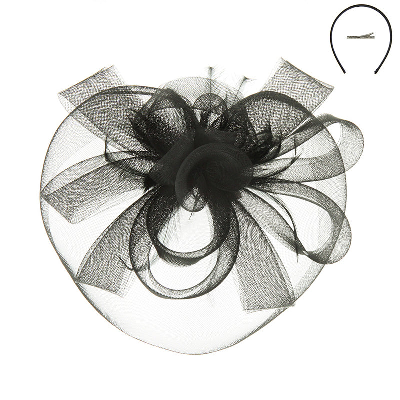 Loopy Petals and Bows Fascinator - Sophia Collection, Fascinator - SetarTrading Hats 