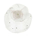 Dotted Netting Veil Spiral Flower Fascinator Fascinator Something Special LA HTH2118WH White  