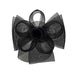 Loopy Flower Horsehair Fascinator Fascinator Something Special LA HTH2121BK Black  